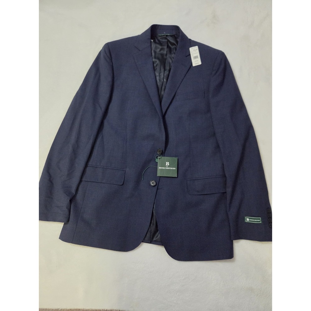 Brooks Brothers Blazer Mens 42  Blue Two Button Sport Coat Lined NEW NWT